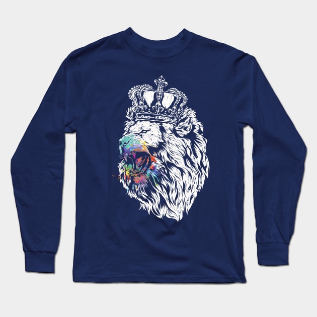 Lion Roar Long Sleeve T-Shirt by XXII Designs